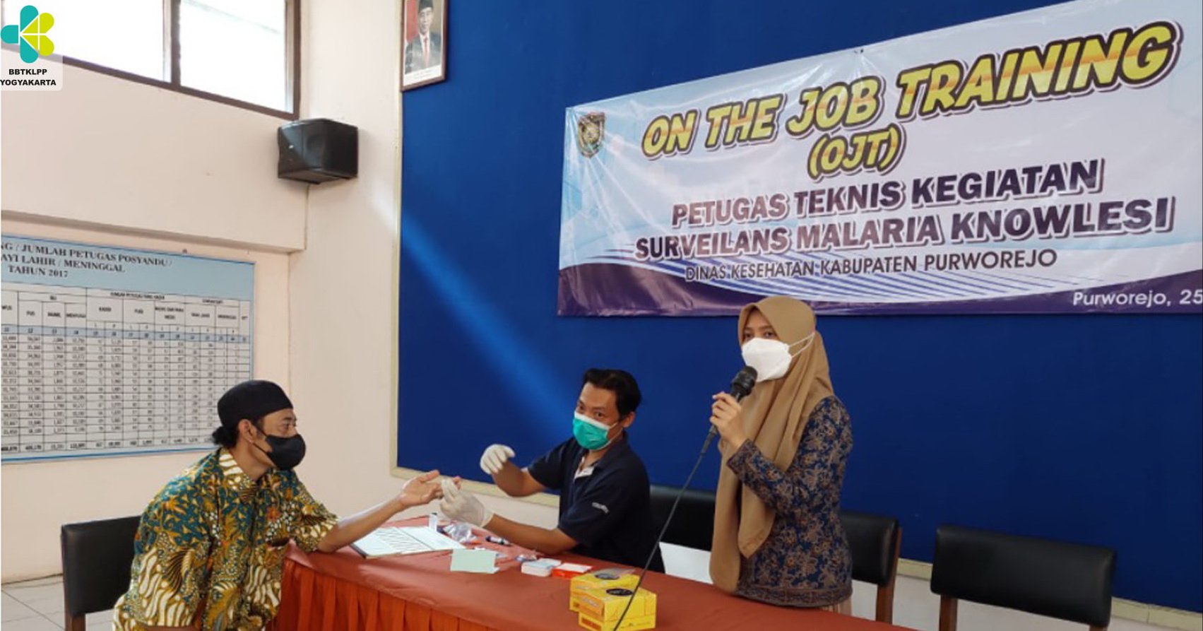 On the Job Training (OJT) Kegiatan terkait Malaria Tahun 2022 di Kabupaten Purworejo